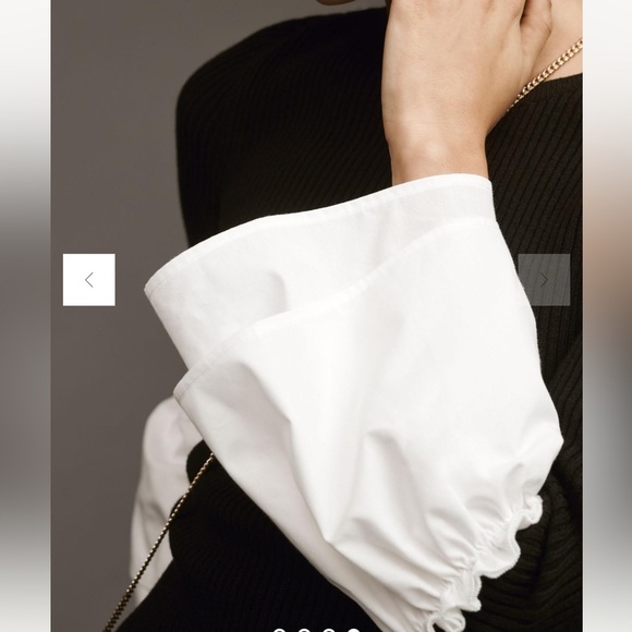 Anthropologie Maeve Bell‎ Sleeve Sweater Black Small - Picture 3 of 9